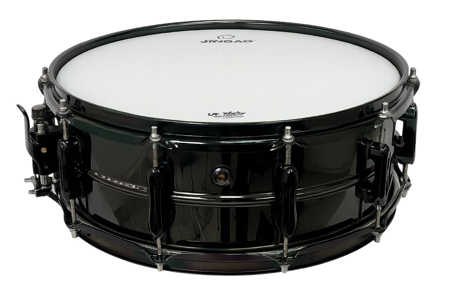 Jinbao Caja  14\" X 5.5\" De Acero Niquelado Negro CXV01BK