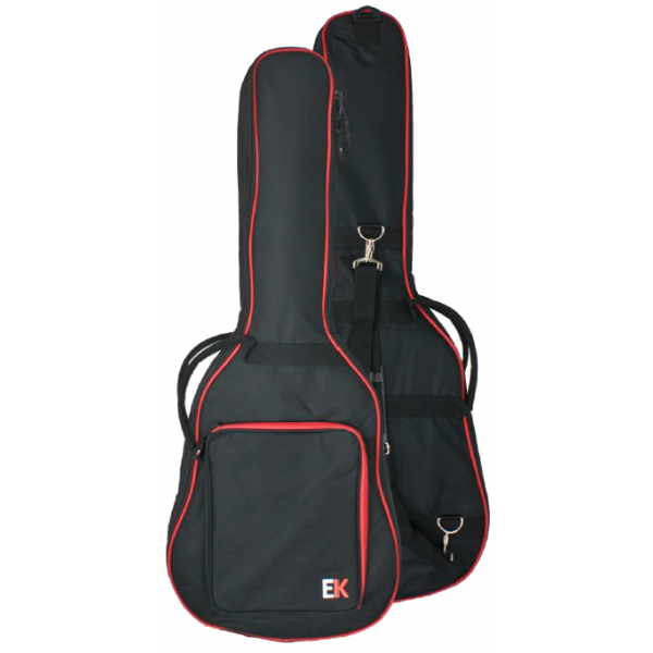 EK Audio Funda  Para Guitarra Acústica De 15Mm Roja FGA15RD