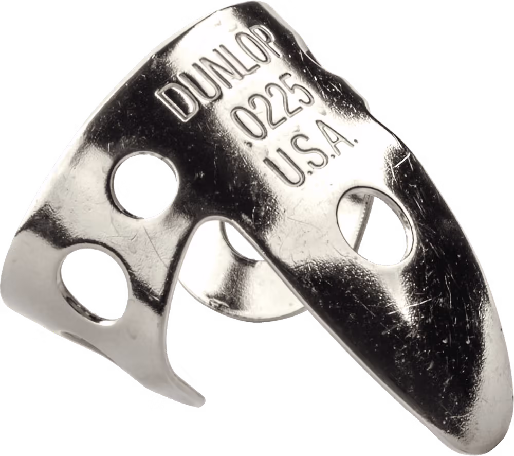 Dunlop Pack 20 Púas Dedo Nickel Silver Mini .0225\" (0.57 Mm) ADU33R0225
