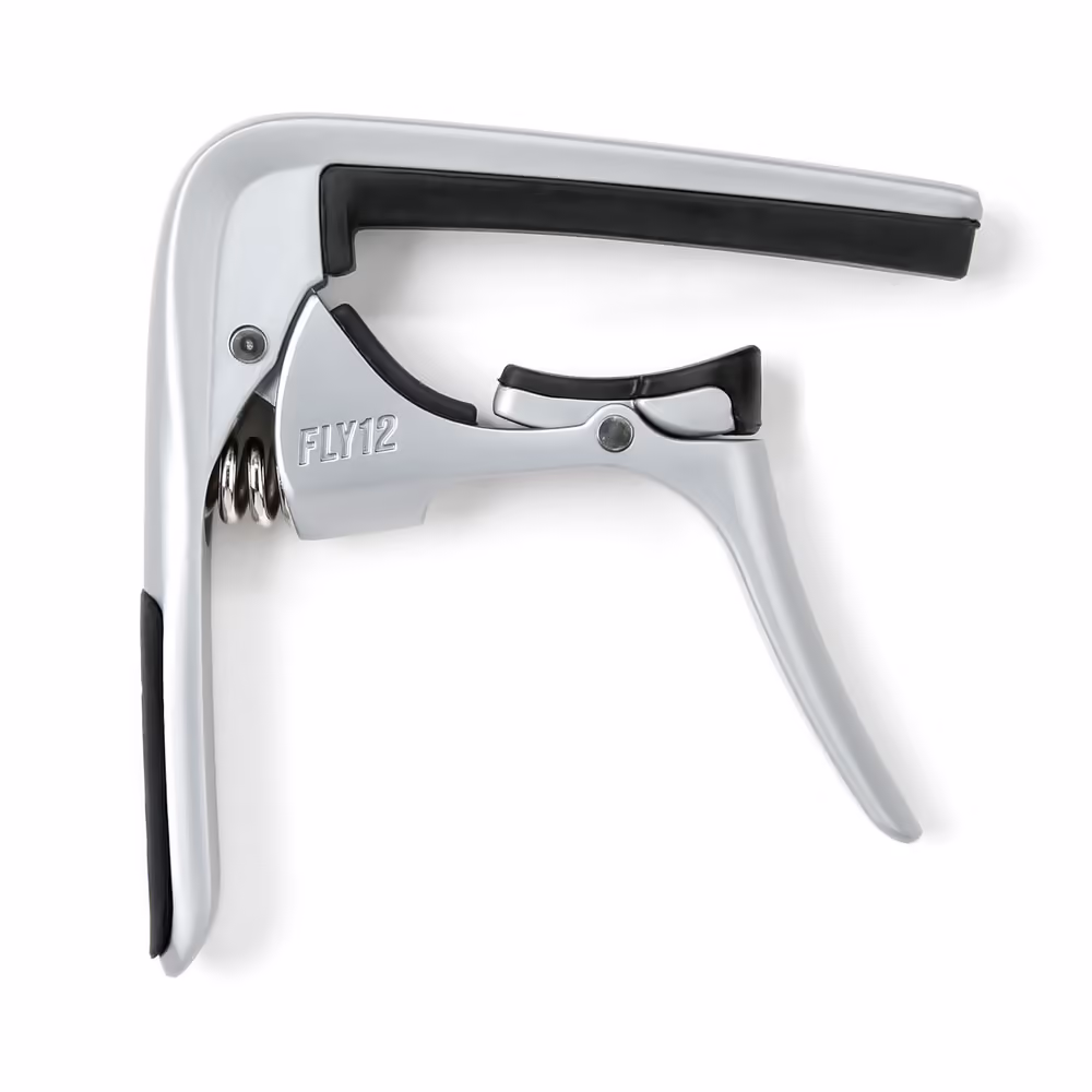 Dunlop Cejilla Dunlop Trigger Fly? (12 St) - Satin Chrome ADU66CSC