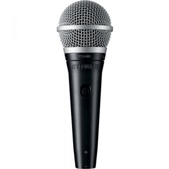 Shure pga48 xlr micrófono cardioide dinámico para voces