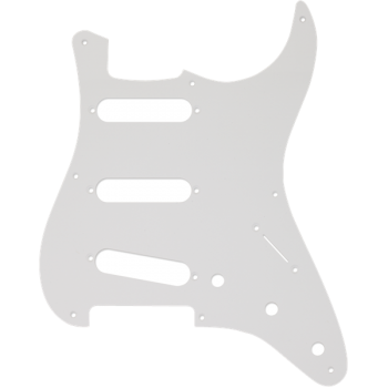 Fender golpeador stratocaster s/s/s 8-hole mount blanco 1-ply