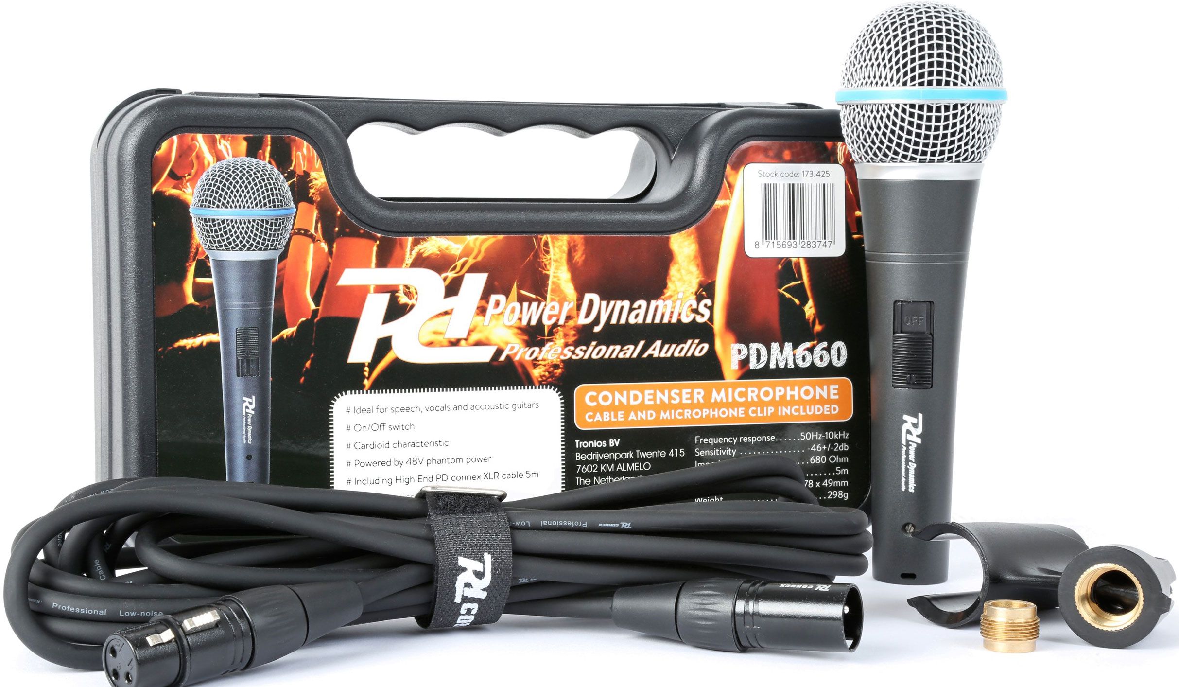 Power Dynamics PDM660 MICROFONO DE CONDENSADOR 173425 PDM-660