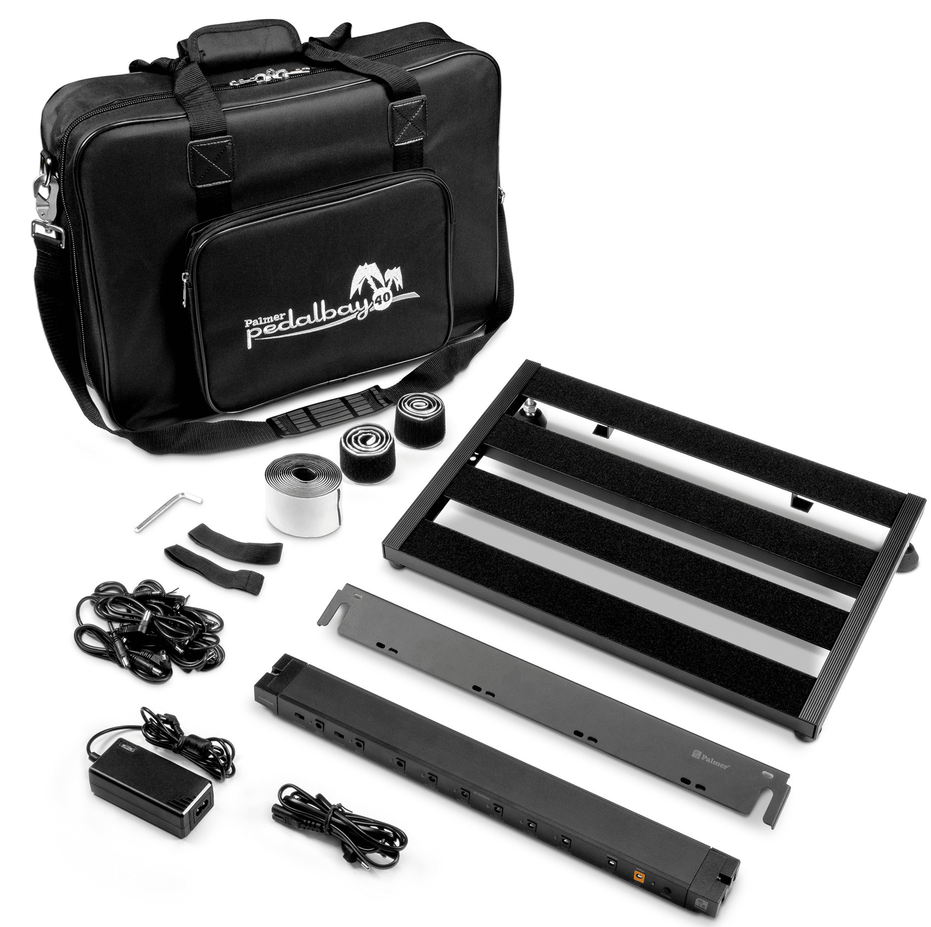 Palmer Pedalbay 40PB Pedalera con Bolsa y Fuente de Alimentacion Pedalbay 40PB