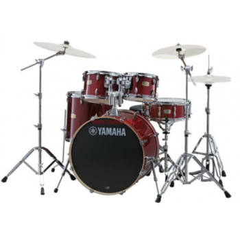 Yamaha stage custom cranberry red 22 + hw780 sbp2f5cr7