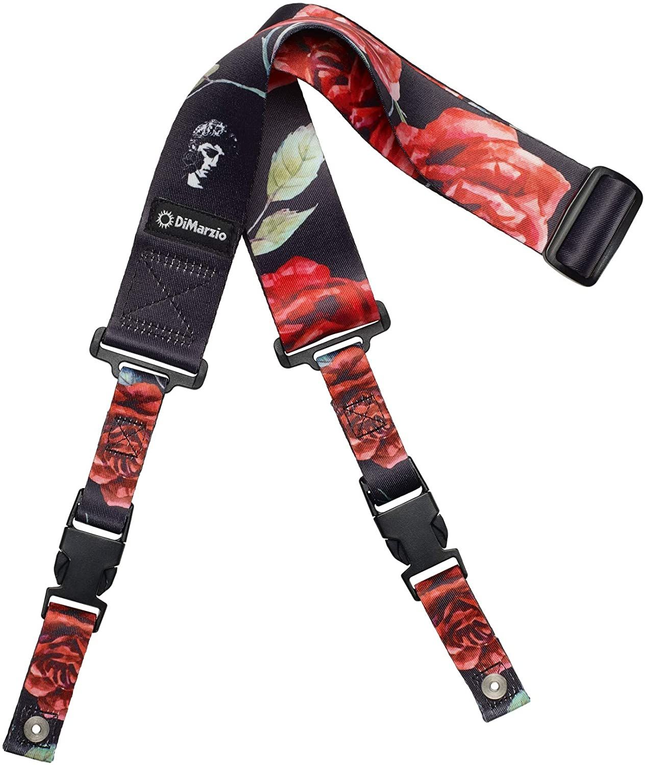 DiMarzio DD2246 Polyphia Correa para Guitarra ClipLock Floral Black DD2246
