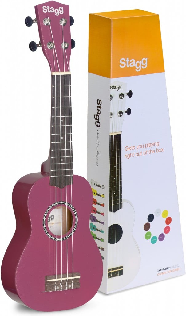 Stagg US-Violet Ukelele Soprano Funda Incluida US-VIOLET