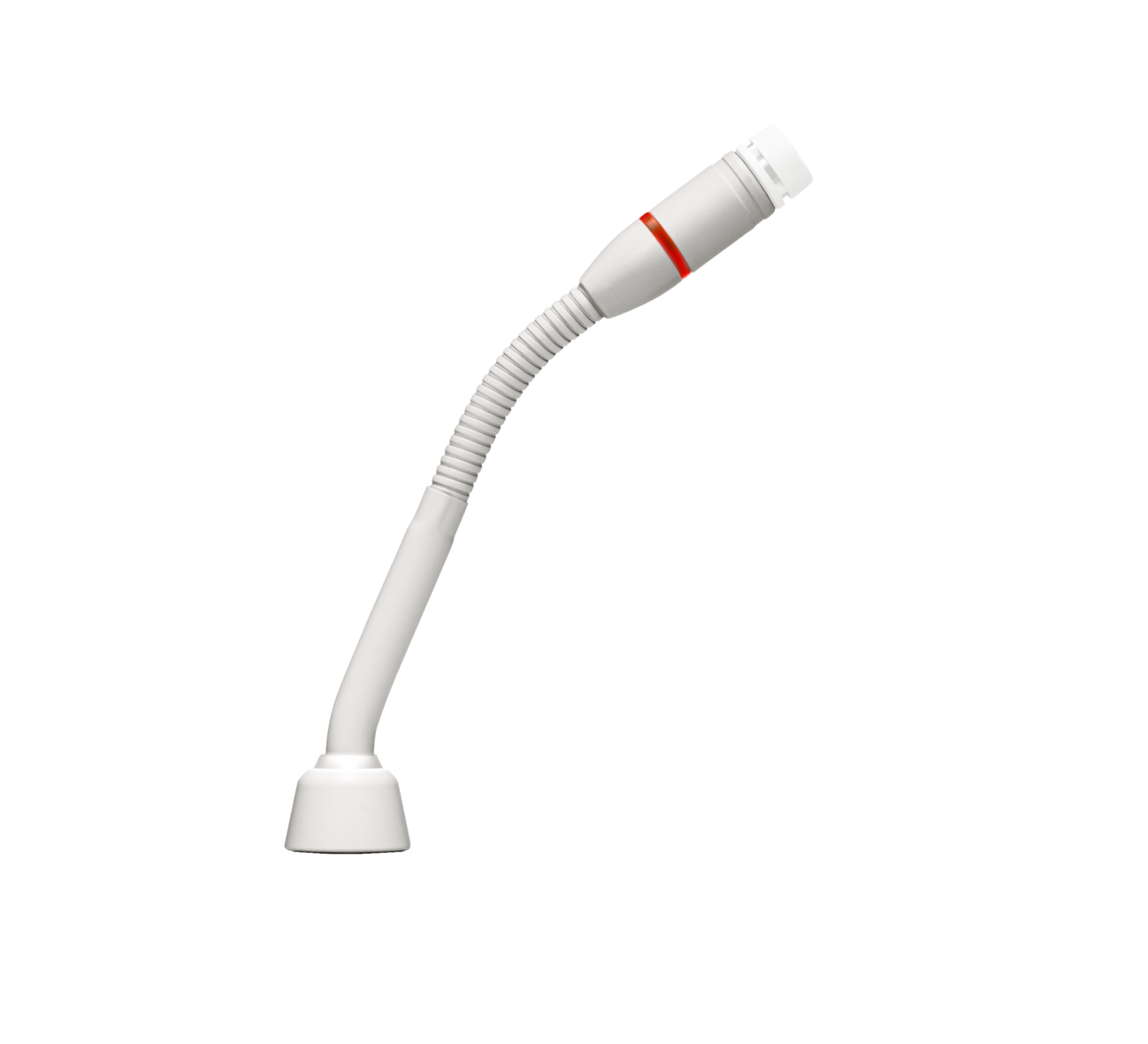 SHURE MX405WRLP/N Micrófono Flexo 15cm Anillo Rojo Sin Previo Sin Cápsula. Blanco MX405WRLP/N