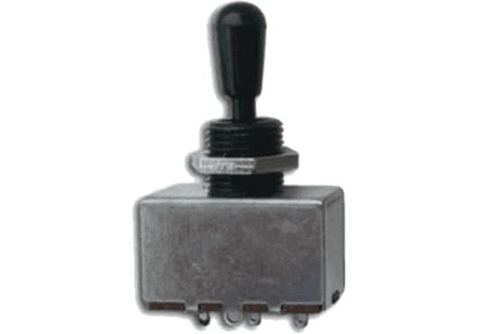 Yellow Parts Switch de 3 posiciones para Les Paul - Botonera negra ADIEZ1180B