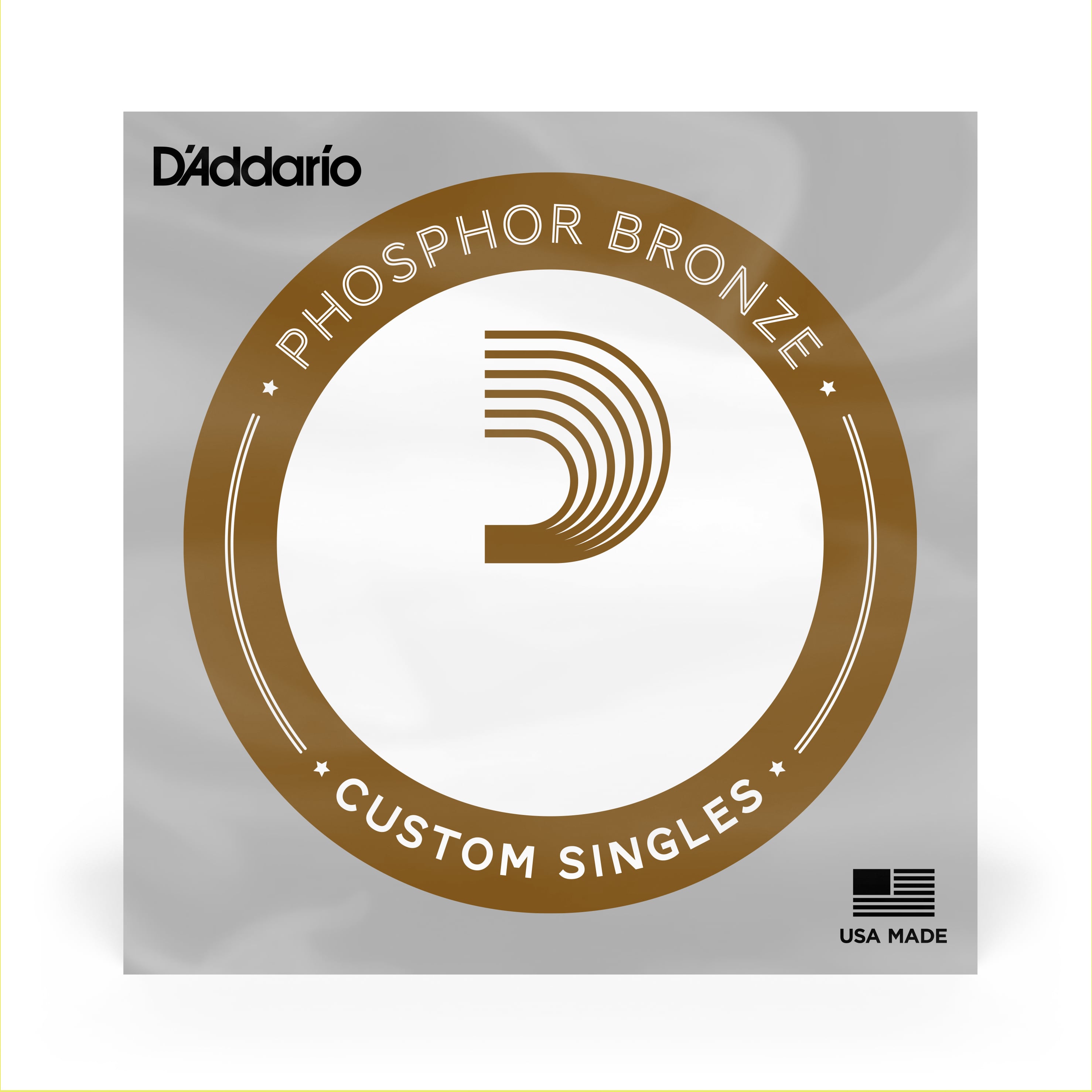 D´addario PB046 Phosphor Bronze Wound Acoustic Guitar Single String, PB046