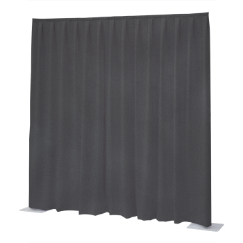 Wentex pyd curtain napoli velvet (ee.uu.) gris oscuro - 11 x 16 (ancho x alt