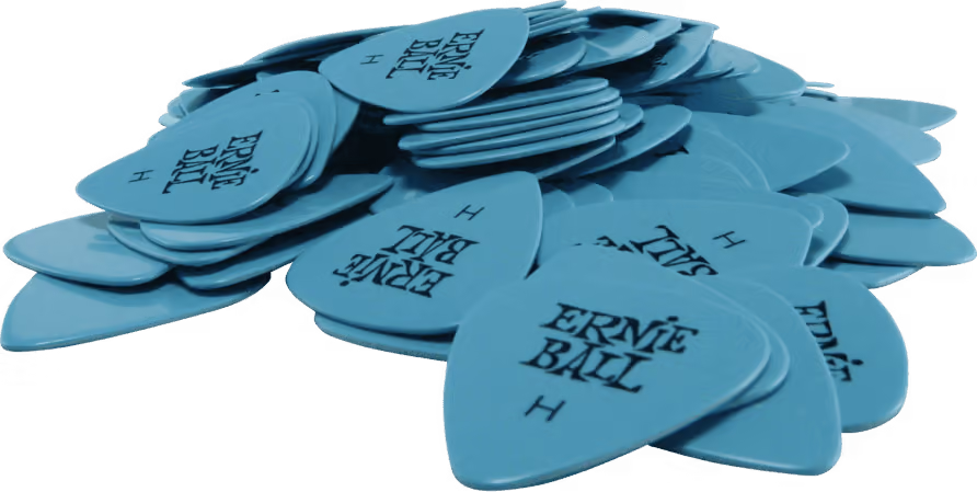 Ernie ball pack 144 ud. púas celluloid azul - heavy (0,94 mm)