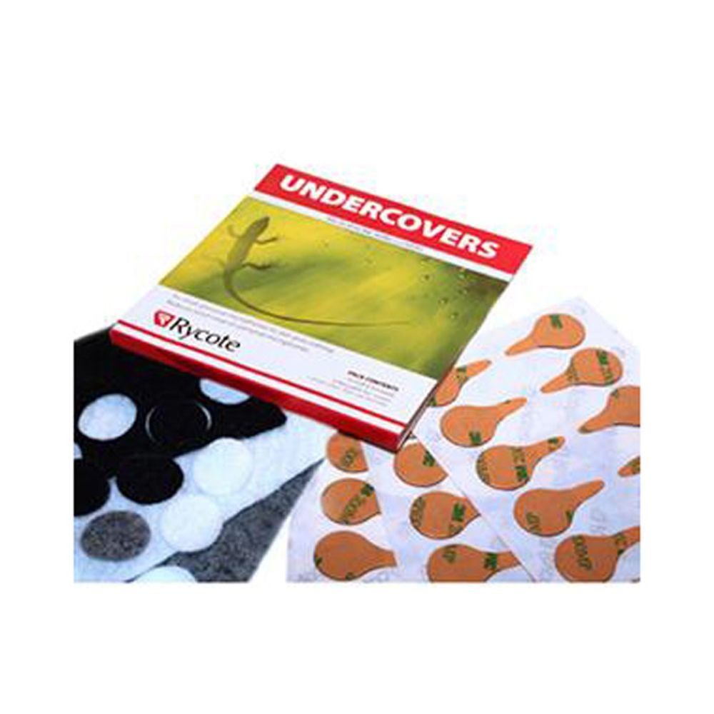 Rycote Undercovers Black 30 Pads Adhesivos Solapa UNDERCOVERS BLACK 30 PADS