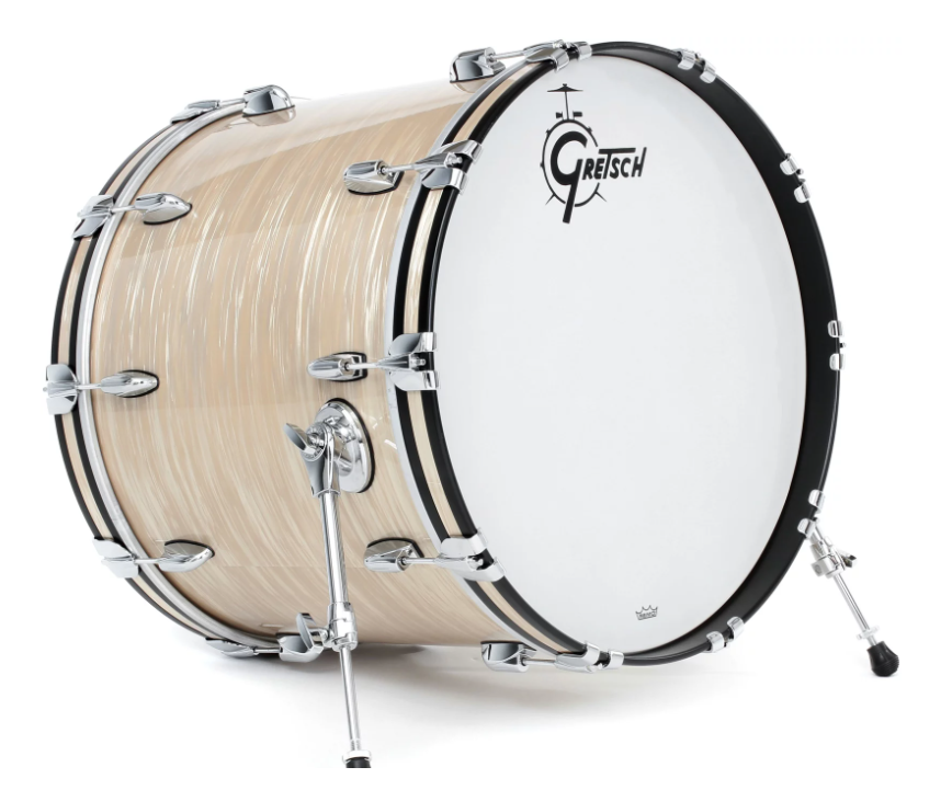 Gretsch Drums GBNT1618KKCST302 Bombo USA Brooklyn 18x16" Creme Oyster Bombo USA Brooklyn 18x16 Pulgadas Creme Oyster