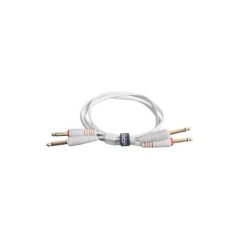 Udg ul audio cable jack mono a jack mono white 1,5 metros