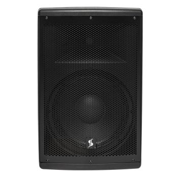 Stagg as12b-eu altavoz activo con batería 12 pulgadas bluetooth tws 2 micrófonos uhf, 150 watios,