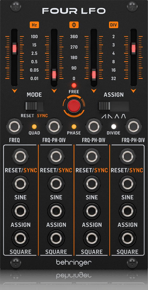 Behringer Four LFO Módulo Eurorack Four LFO