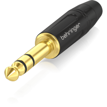 Behringer 4sg-bk conector macho trs de 1/4 profesional