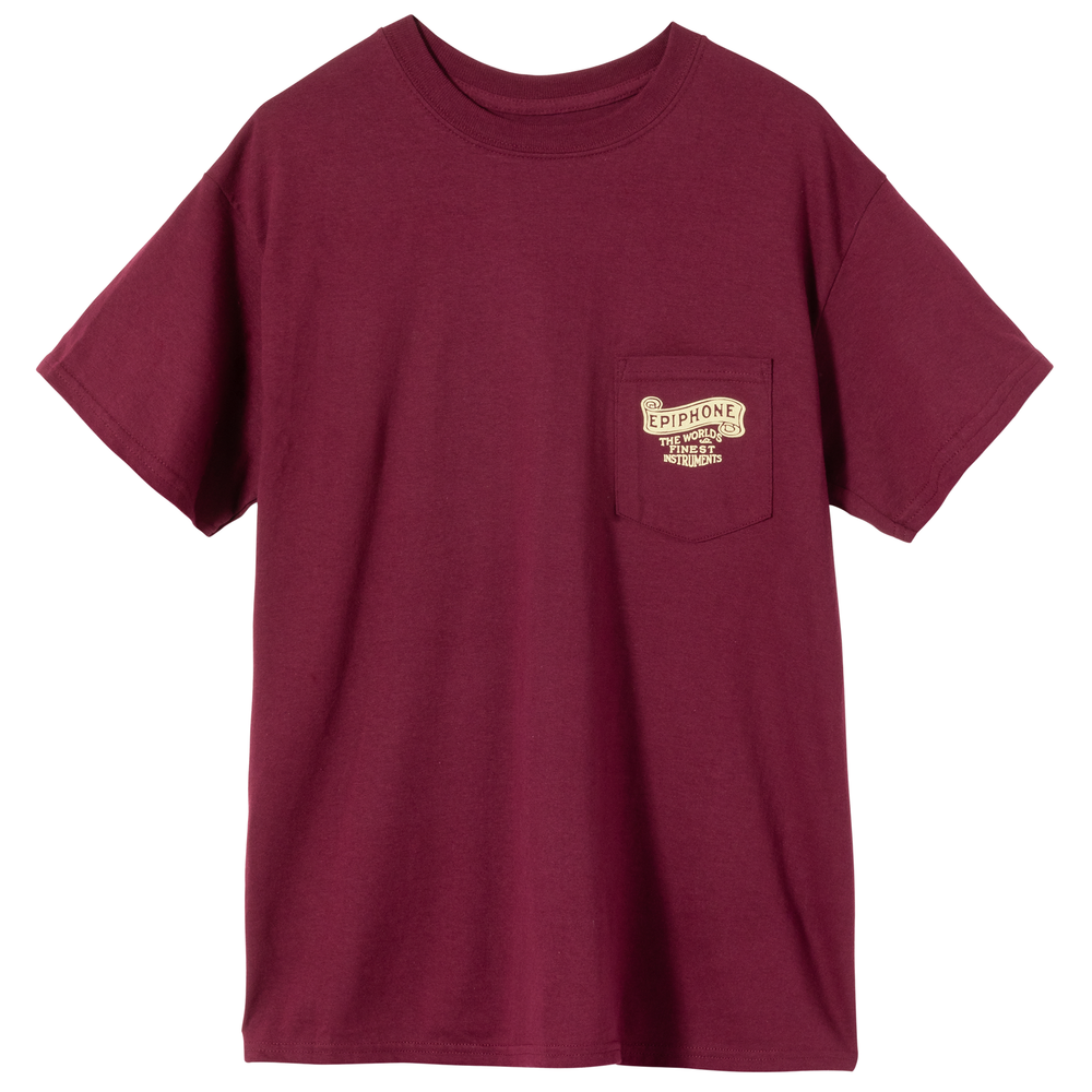 Gibson epiphone house of stathopoulo tee (maroon), medium