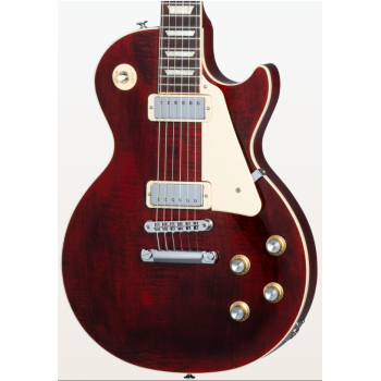Gibson les paul 70s deluxe plain top wine red