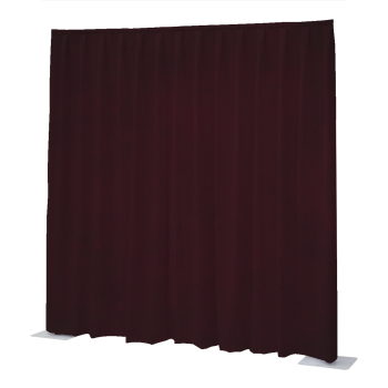 Wentex pyd curtain napoli velvet (ee.uu.) rojo borgoa - 11 x 14 (ancho x al
