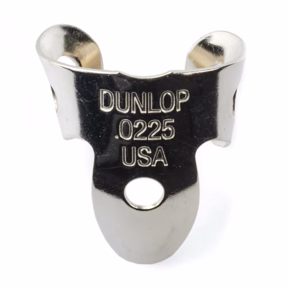 Dunlop Pack 20 Púas Dedo Nickel Silver Mini .0225\" (0.57 Mm) ADU36R0225