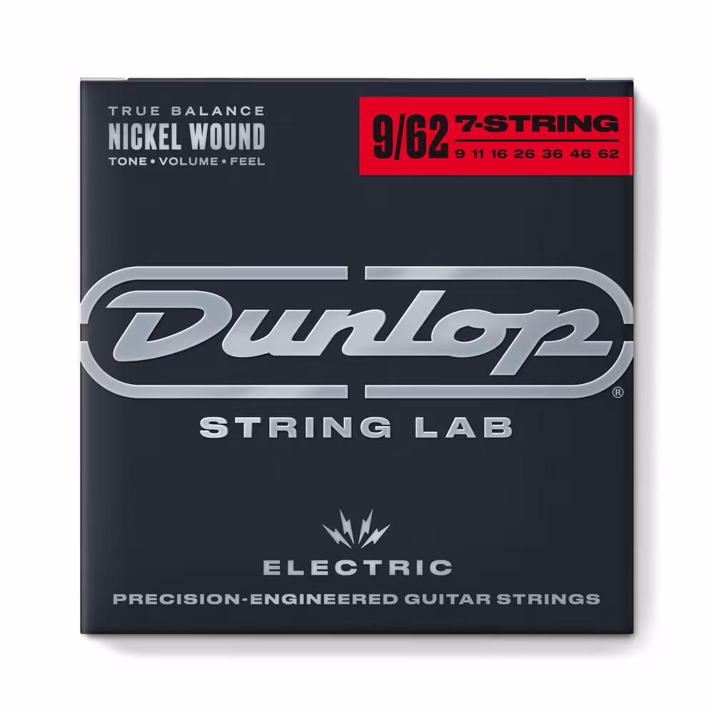 Dunlop juego eléctrica nickel 9-62 (7 st.)