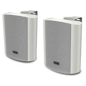 Audibax PR-52W Pareja Altavoces 100W Stereo con Soporte Blancos