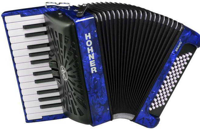 Hohner Acordeón Bravo II 60 A16981 Azul Bravo II 60 A16981 Azul