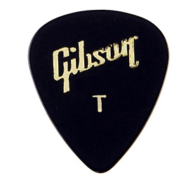 Gibson Standard Pick Pack 72 pcs Black Thin Guitar Picks Puas Guitarra Standard Pick Pack 72 pcs Black Thin Guitar Picks