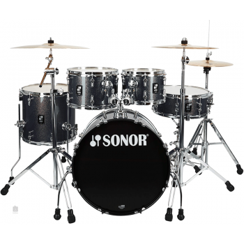 Sonor aqx studio setup black midnight sparkle 20