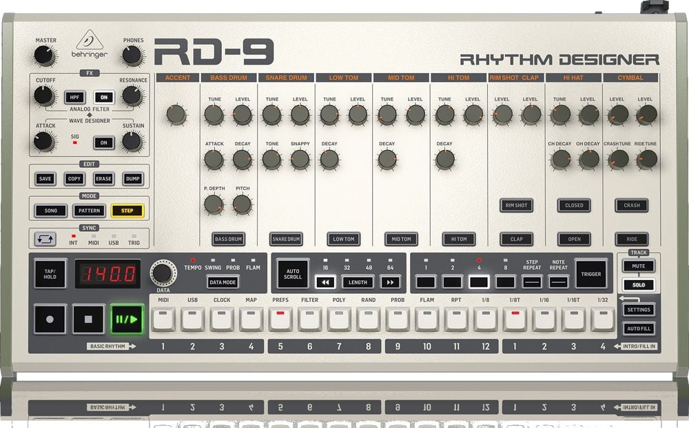 BEHRINGER RD-9 Rhythm Designer Caja de Ritmos RD-9