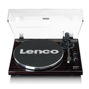 Lenco lbt-288wa tocadiscos bluetooth con 2 velocidades codificacion usb madera negro