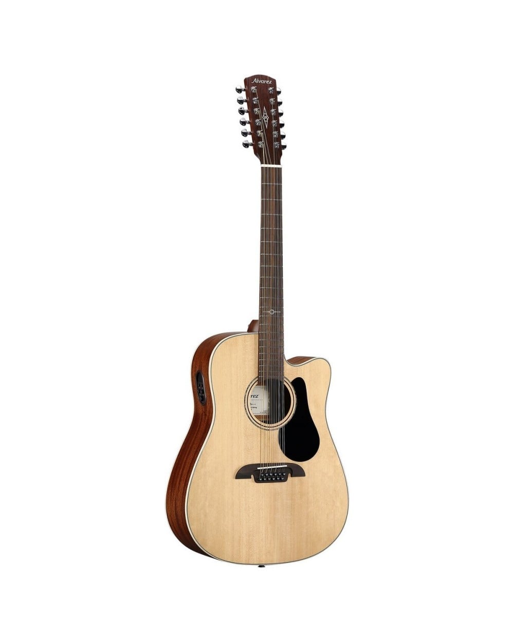 Alvarez AD60 12 CE SPB Guitarra Acústica Electrificada Dreadnought de 12 Cuerdas. AD60CESPB12