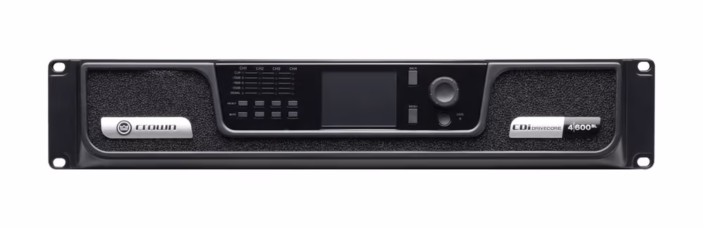 Crown cdi-4-600bl Entrada analógica + Blu Link, 4 canales, 600W por canal d cdi-4-600bl