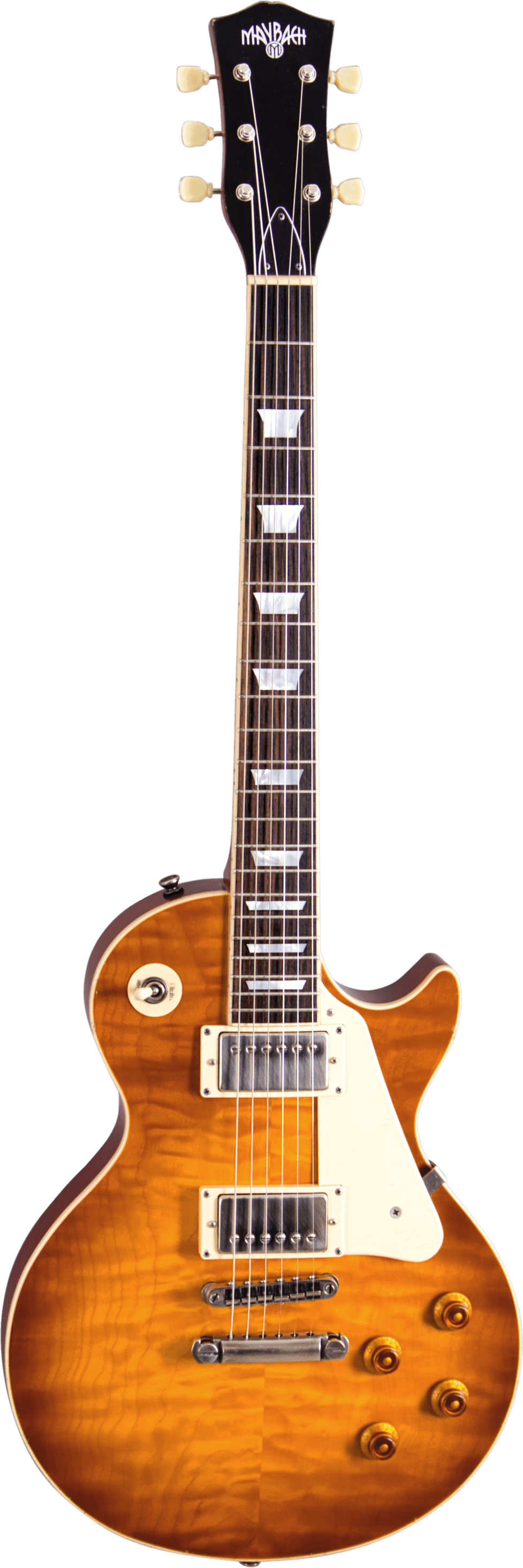 Maybach Guitars Lester-Midnight-Sunset - Guitarra Electrica Tipo Lp Standard ´59 New Lester Midnight Sunset 59