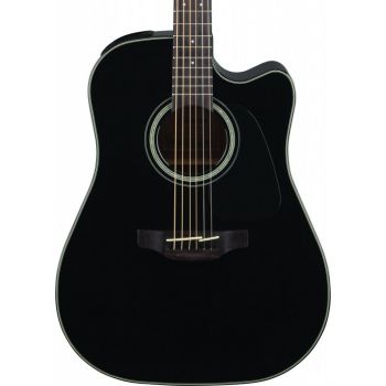Takamine gd30ce-blk guitarra electro-acustica dreadnought, negra