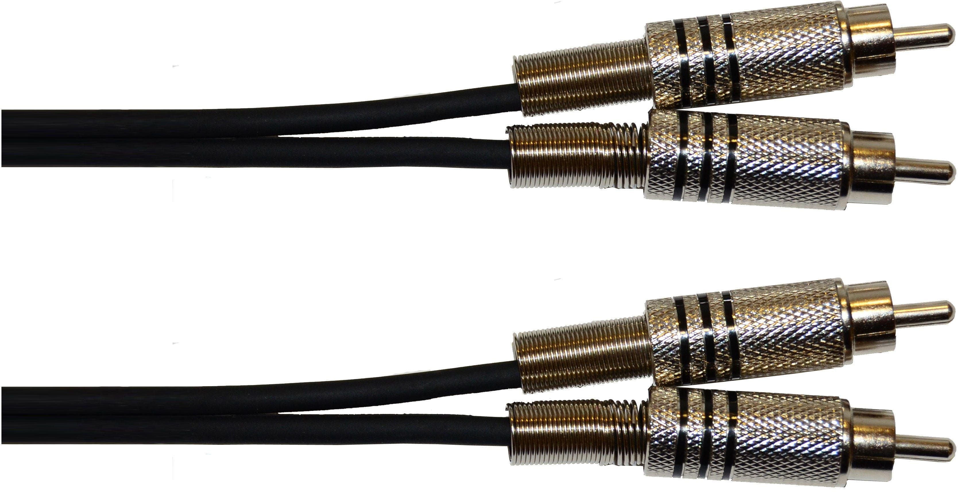 Oqan Cable Señal QABL R2-03-2R Cable 2 Rca a 2 Rca 3 mts QABL R2-03-2R