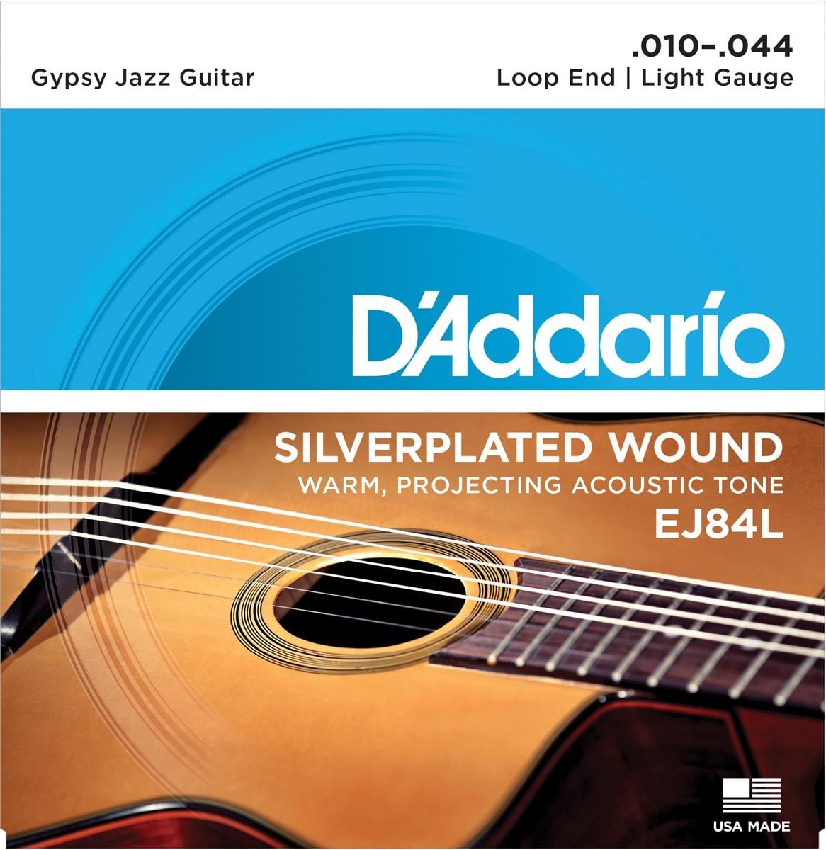 D´addario EJ84L Gypsy Jazz Cuerdas para Guitarra Acústica EJ84L