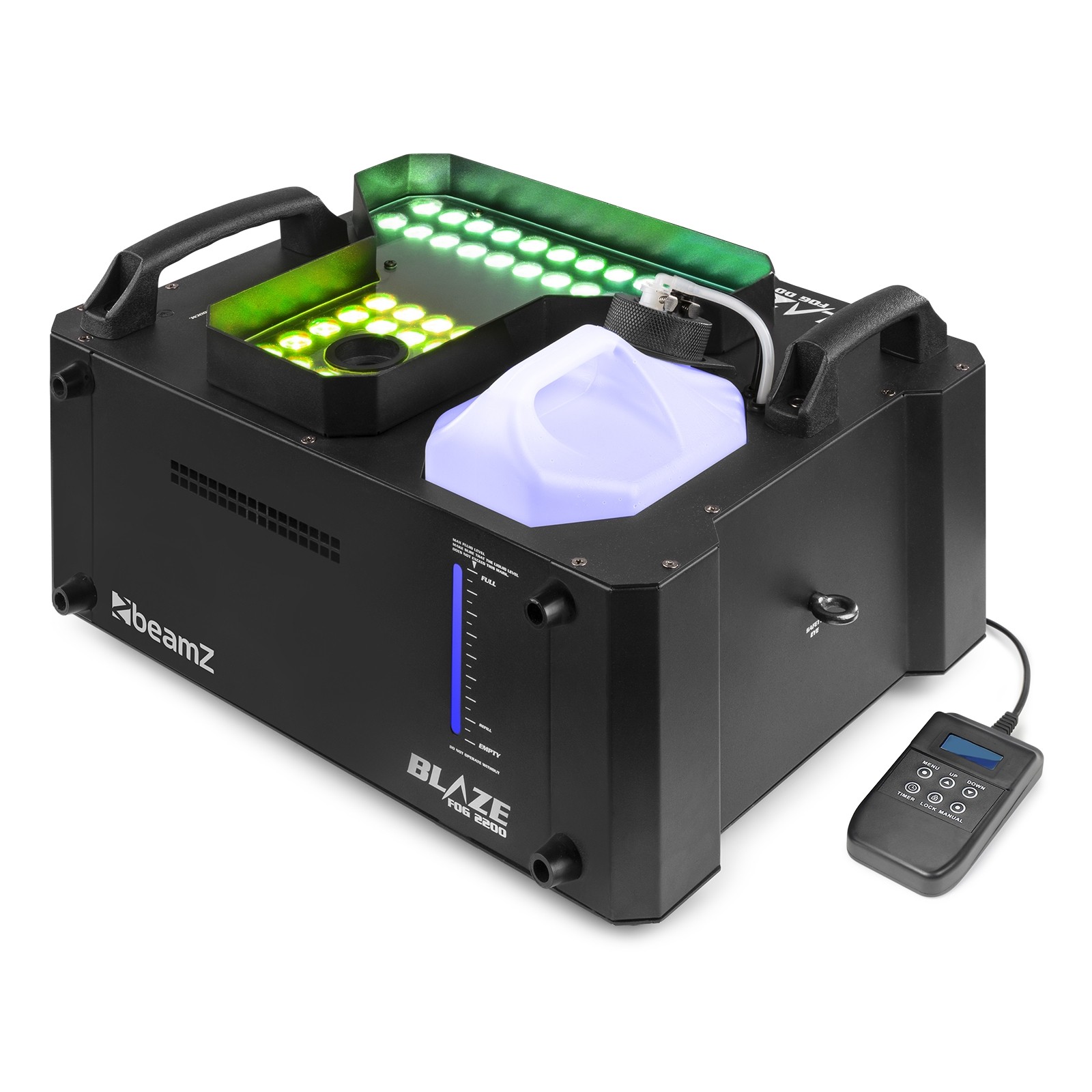 Beamz BLAZE2200 Maquina de Humo Vertical BLAZE2200 Vertical Fogger wrls dig
