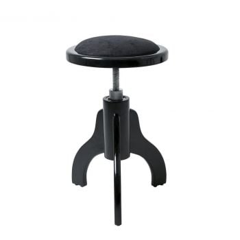 Gewa 130700 banqueta para piano deluxe negro mate