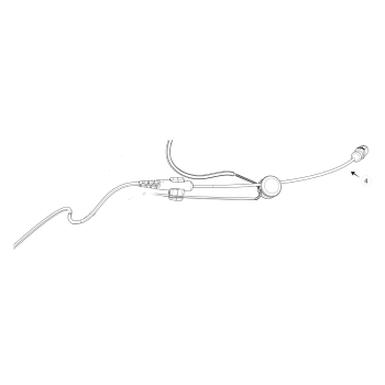 Shure rpmdh5b/o-lm3 brazo diadema de repuesto con capsula duraplex dh5