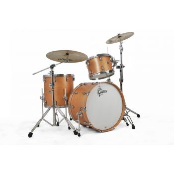 Gretsch drums gb-rc423-sn set usa brooklyn bombo 22 pulgadas satin natural