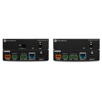 Atlona kit tx/rx avance 4k/uhd hdmi con rs-232 e ir pass-through, 70m