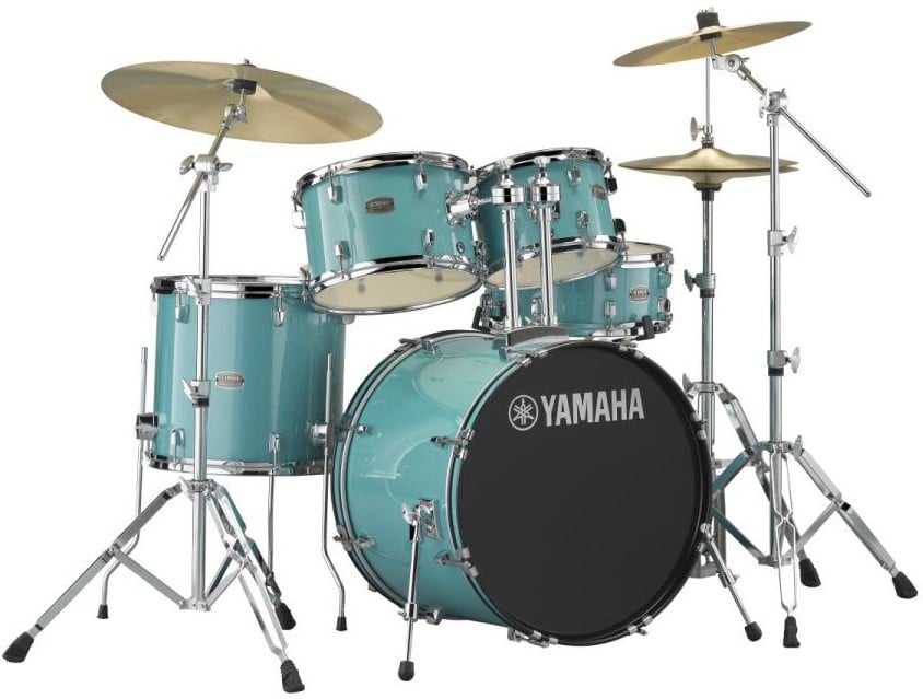 Yamaha RDP0F5 Set Turquoise Glitter Batería Acústica + Platos RDP0F5 SET TURQUOISE GLITTER