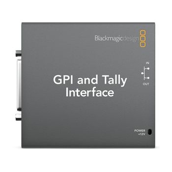 Blackmagic gpi and tally interface