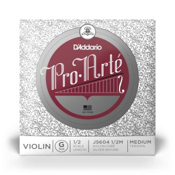 D´addario proarte vln 10blk g 1/2 med