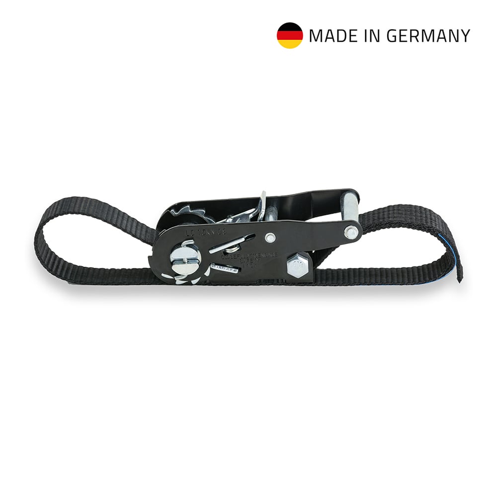 Adam Hall Correa de amarre con trinquete | 10m de longitud | 35mm de anchura | Ratchet Lashing Strap | 10m | 35mm