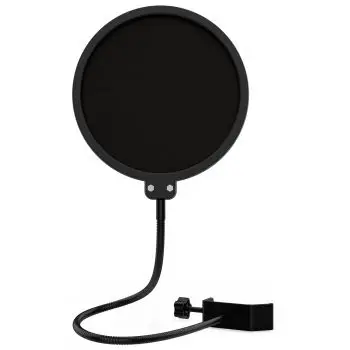Audibax Anti-Pop Filtro para Micrófono de Nylon