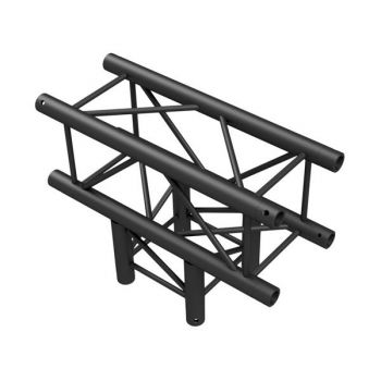 Showtec t-cross 3-way cruce cuadrado negro 3 direcciones fq30017b